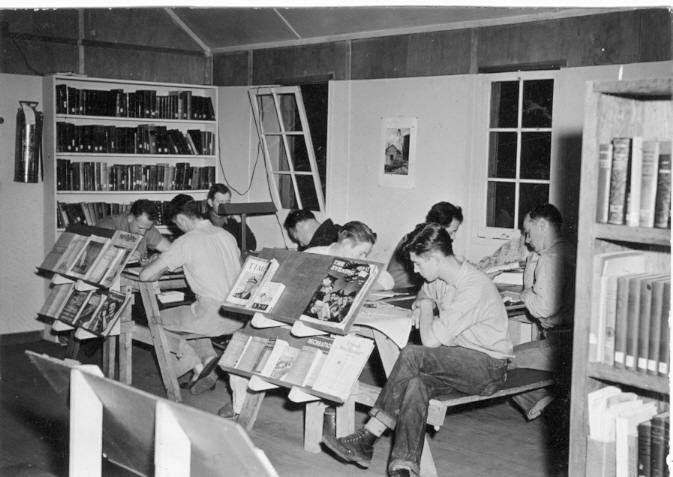 CPS Camp No. 21, Cascade Locks Oregon - library 1.